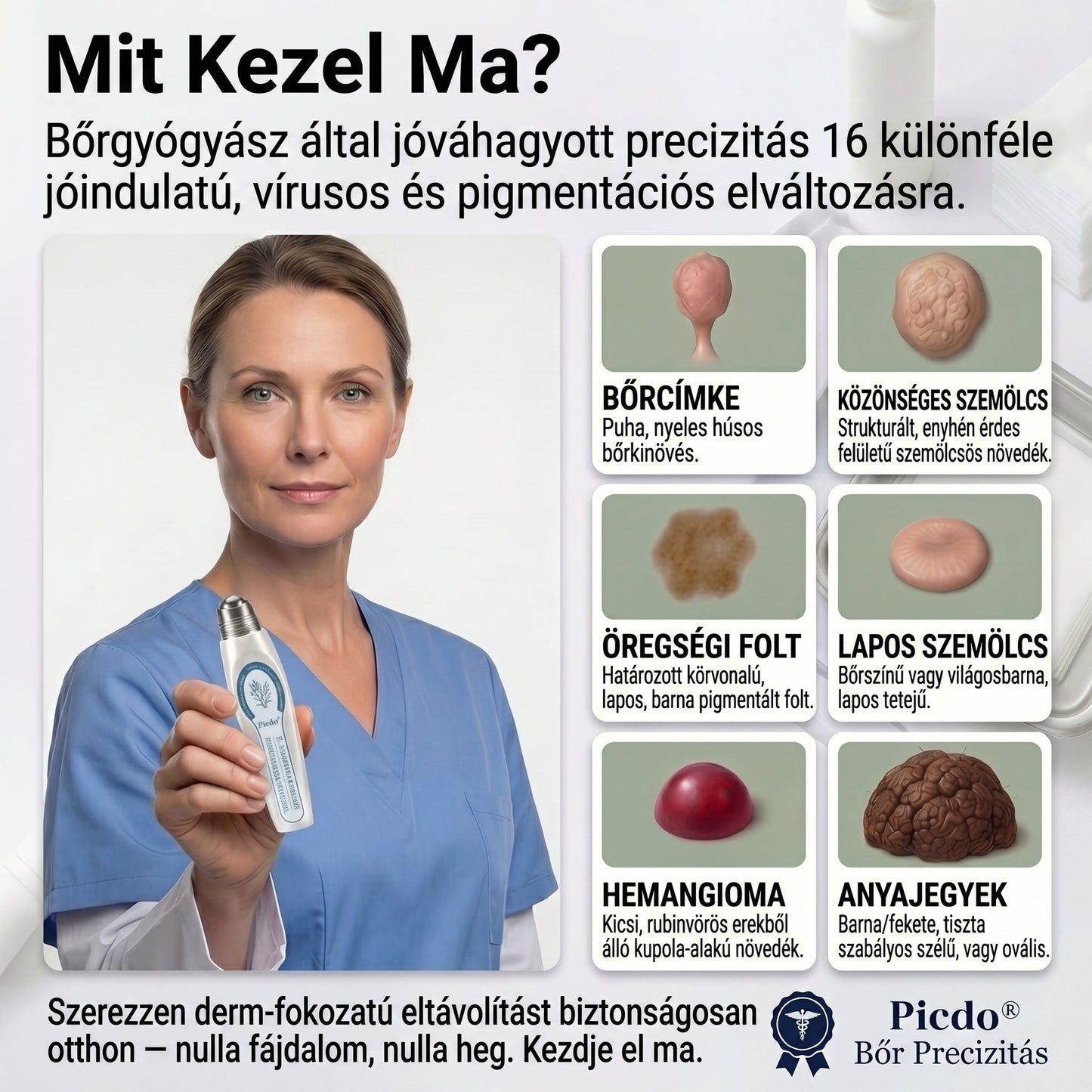 ✅✨𝐇𝐢𝐯𝐚𝐭𝐚𝐥𝐨𝐬 𝐦á𝐫𝐤𝐚𝐛𝐨𝐥𝐭  𝐏𝐢𝐜𝐝𝐨®   𝟕 𝐍𝐚𝐩𝐨𝐬 𝐁ő𝐫𝐤𝐢𝐧ö𝐯é𝐬- é𝐬 𝐅𝐨𝐥𝐭𝐫𝐚𝐝í𝐫(Fájdalommentes, nyommentes roll-on)