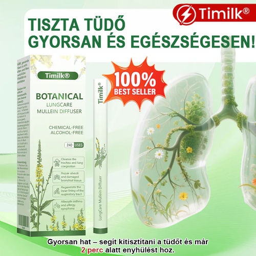 👩‍💼Timilk® gyógynövényes tüdőápoló ökörfarkkóró (Mullein) diffúzor