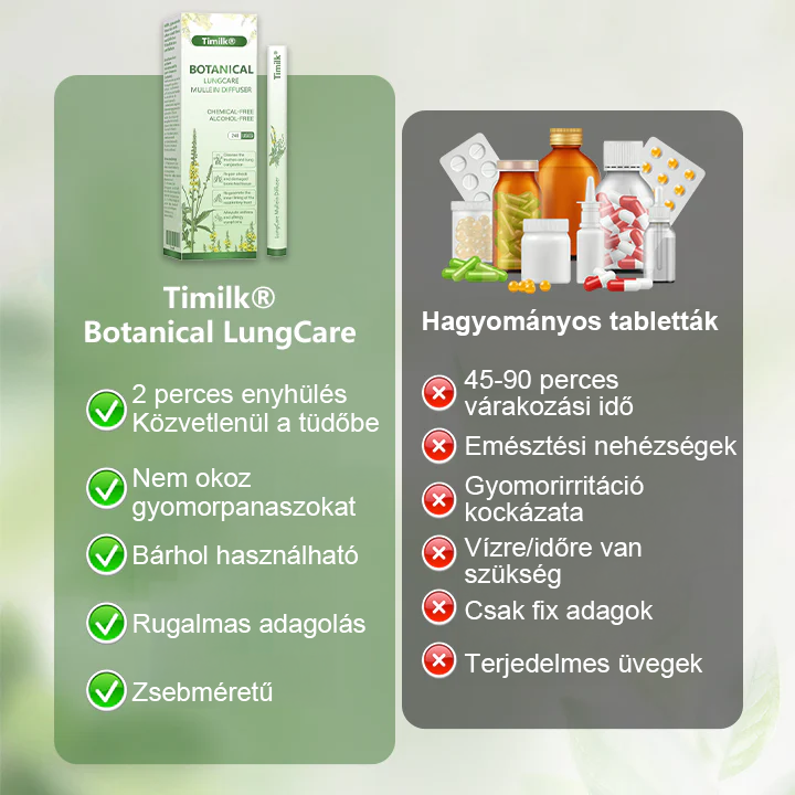 👩‍💼Timilk® gyógynövényes tüdőápoló ökörfarkkóró (Mullein) diffúzor