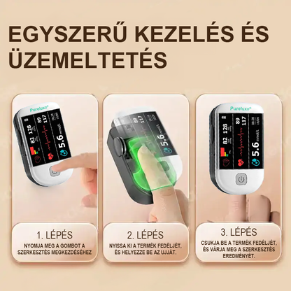 👩‍💼 Pureluxo® következő generációs intelligens, többfunkciós, nem invazív lézeres vércukormérő 👩‍💼[99,9%-os pontosság]