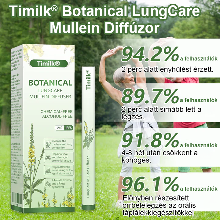 👩‍💼Timilk® gyógynövényes tüdőápoló ökörfarkkóró (Mullein) diffúzor
