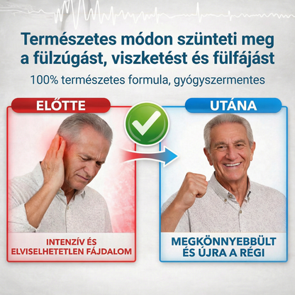 Zavrly HALLASTAMOGATOFORMULA Fülzúgás enyhítése a tiszta fülekért és a teljes kényelemért.– Azonnali enyhülést kaphat a fülzúgás és a hallási kellemetlenségek miatt.🎶